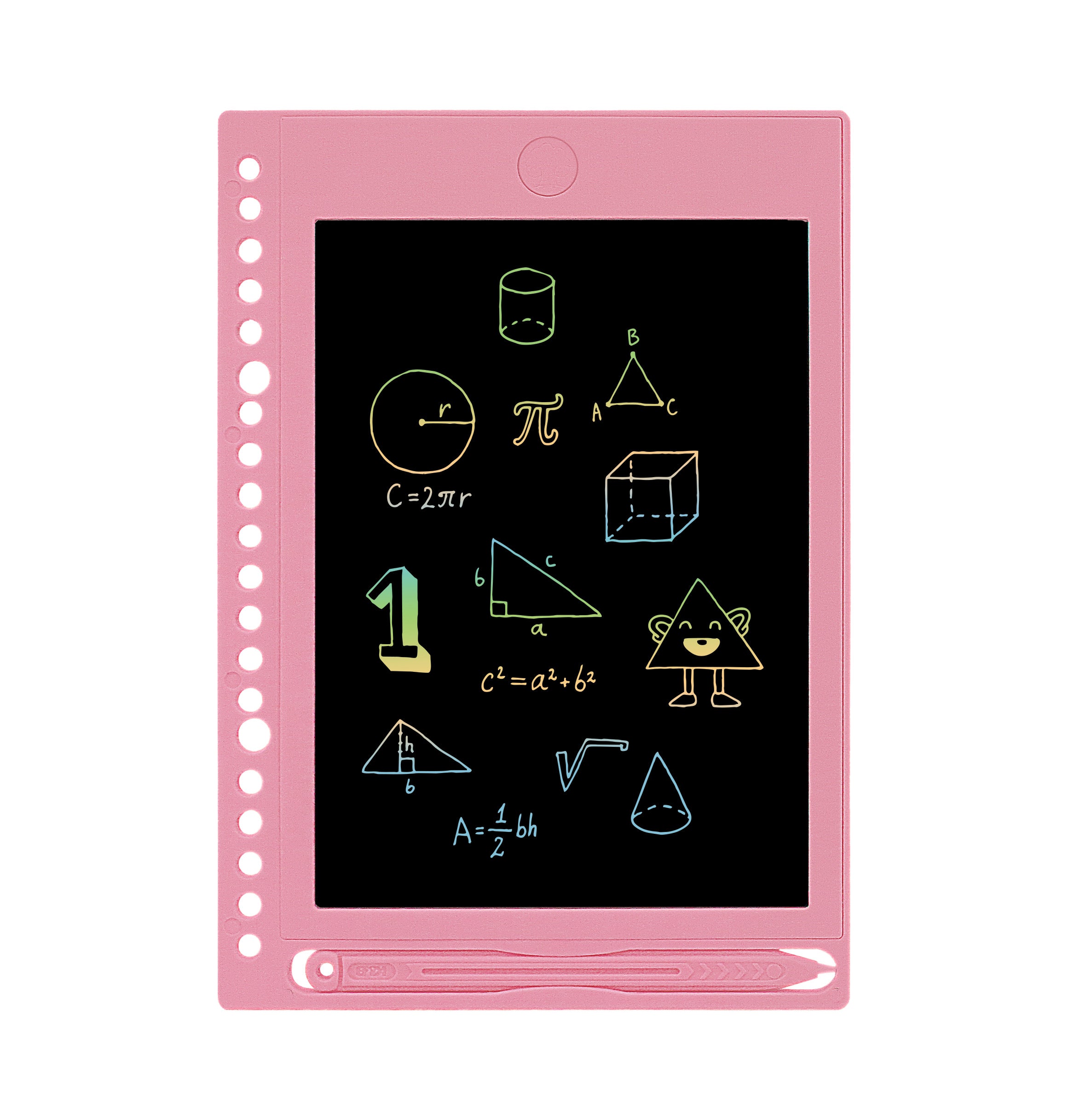 LCD Drawing Pad with Binder insert holes